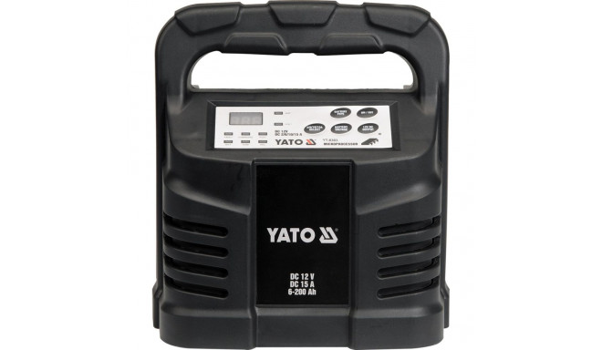 YATO ELECTRONIC RECTIFIER 12V 15A 6-200Ah WET/GEL/AGM 8303