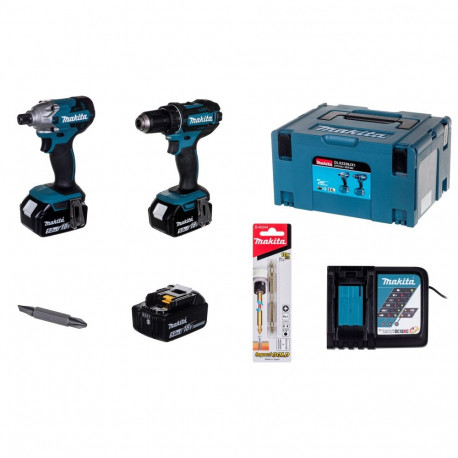 MAKITA 18V 3x5.0Ah MAKPAC Kombokomplekt DLX2339JX1