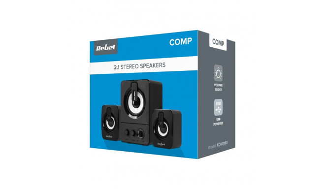 Rebel Comp CS-50 2.1 PC Speakers