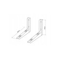 Air Conditioner Wall Mount to MACLEAN MC-624 Galvanized Steel Bracket up to 200 kg Ivory