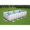 Bestway Power Steel 16' x 8' x 48"/4.88m x 2.44m x 1.22m Rectangular Pool Set