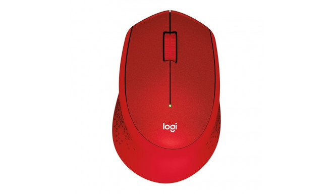 Logitech hiir M330 Silent Plus, punane