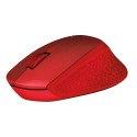 Logitech hiir M330 Silent Plus, punane