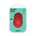 Logitech hiir M330 Silent Plus, punane