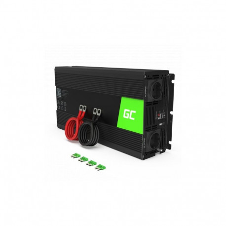 Green Cell INV21 power adapter/inverter Auto 6000 W Black