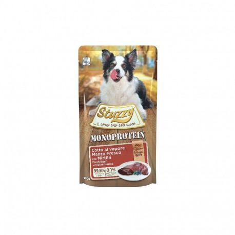 STUZZY monoproteiin veiseliha mustikatega märg koeratoit 150 g