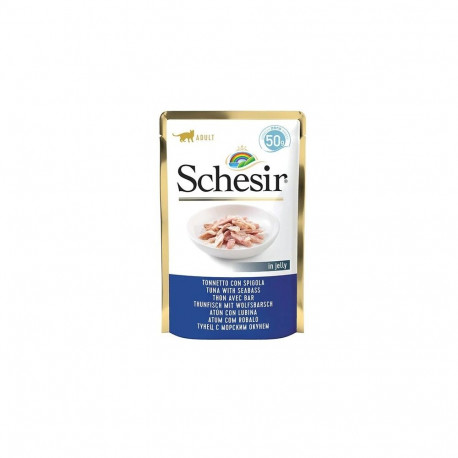 SCHESIR in jelly Tuna with seabass - wet cat food - 50 g