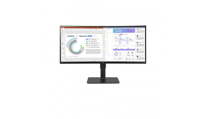 LG 34BQ77QB-B computer monitor 86.4 cm (34") 3440 x 1440 pixels UltraWide Quad HD LED Black