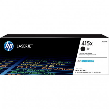HP 415X - Hojtydende - must - originaal