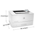 HP LaserJet Enterprise M406dn, Black and white, Printer for Business, Print, Compact Size; Strong Se