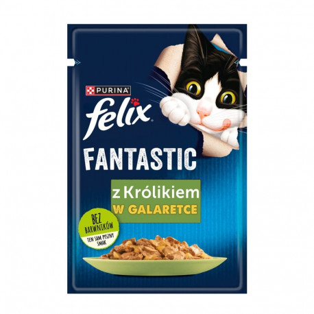 Purina Felix Fantastic küülik želees märg kassitoit 85g