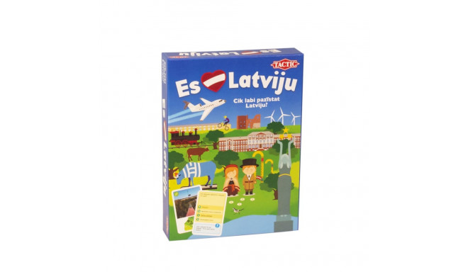 TACTIC Board game I love Latvia (In Latvian lang.)