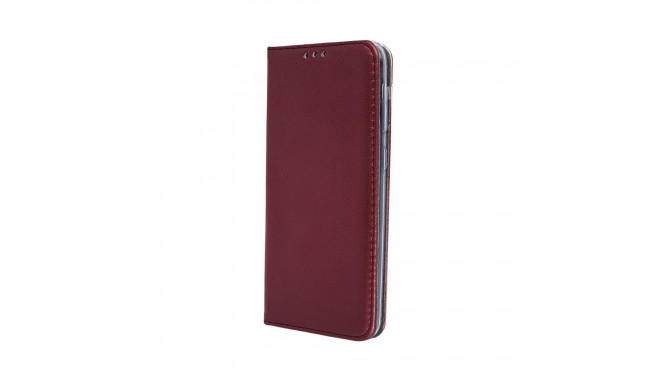 Smart Magnetic case for Xiaomi Redmi Note 13 4G burgundy