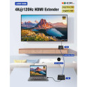 PremiumCord 4K@120Hz HDMI2.0 extender 60m ,over one LAN cable Cat6/6a/7