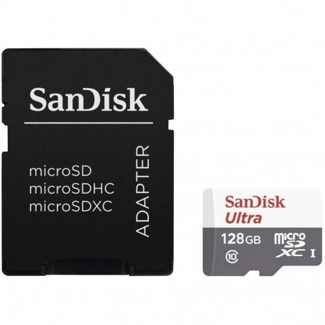 Mälukaart SanDisk 128GB Ultra MicroSDXC + adapter
