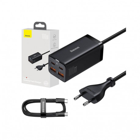 Baseus GaN3 Charger 2x USB-C / 2x USB / 100W
