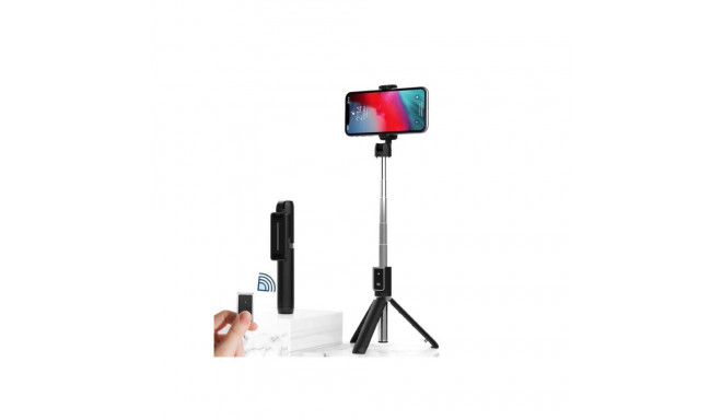 CP K06 2in1 Selfie Stick & Video WEB Call Table Tripod with Wireless Shutter Button expand to 60cm