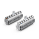 Power Bank VEGER PlugOn - 5000mAh with build connector for Lightning 8-pin  black (W0573P) silver