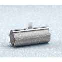 Power Bank VEGER PlugOn - 5000mAh with build connector for Lightning 8-pin  black (W0573P) silver