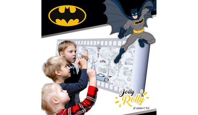 Gerardo's Toys kleebitav värvimispaber rullis Jolly Rolly, Batman