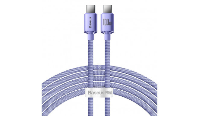 Baseus CAJY000705 USB-C - USB-C PD QC cable 100W 5A 480Mb/s 2m - purple