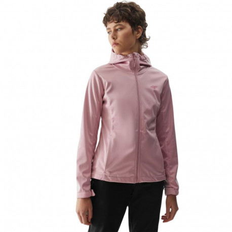 4F naiste softshell-jope F215 4FWSS24TSOFF215 56S S, hele roosa