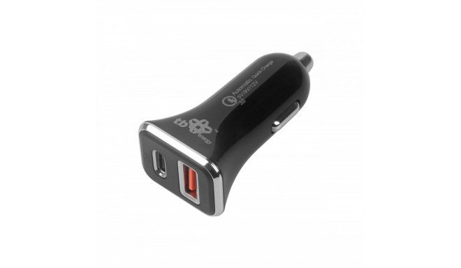 Car charger USB A+C Quick Charge