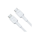 Kabel PowerStream USB-C do USB-C 2m, PD 60W, QC 3.0, biały