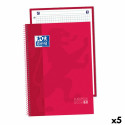 Notebook Oxford Europeanbook 1 Red A5 80 Sheets (5 Units)