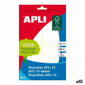 Теги Apli 10 120 Предметы Белый 10 Листья 36 x 40 mm (10 штук)