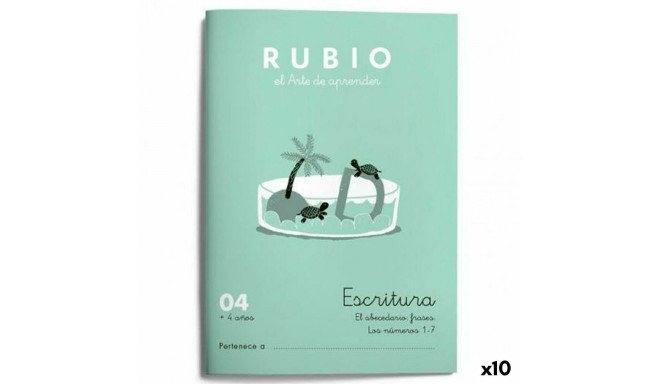 Writing and calligraphy notebook Rubio Nº04 A5 Spanish 20 Sheets (10 Units)