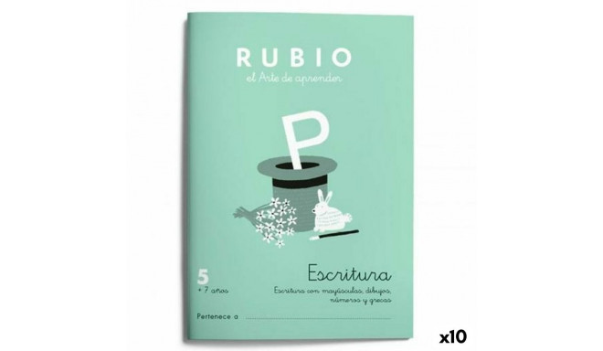 Writing and calligraphy notebook Rubio Nº05 A5 Spanish 20 Sheets (10 Units)