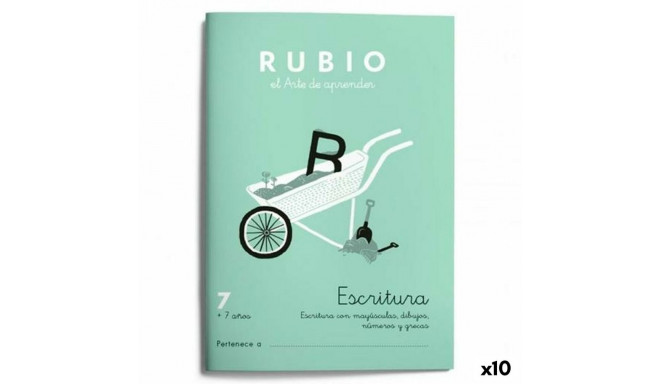 Writing and calligraphy notebook Rubio Nº07 A5 Spanish 20 Sheets (10 Units)