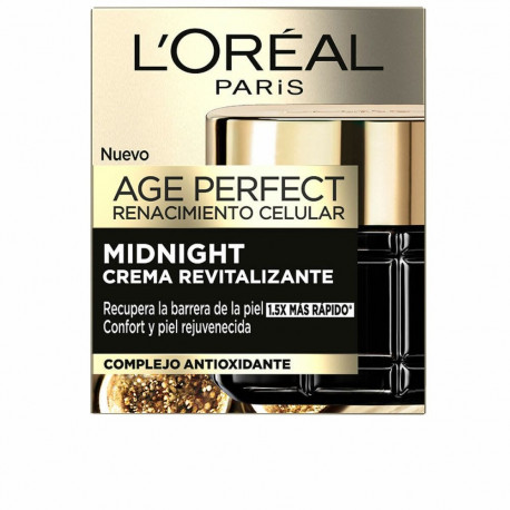 Vananemisevastane öökreem L'Oreal Make Up Age Perfect 50 ml Vitaalsust taastav