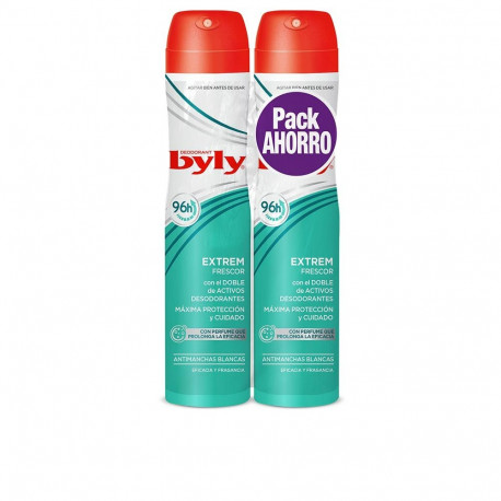 BYLY EXTREM FRESCOR 96H deodorant lote 2 x 200 ml
