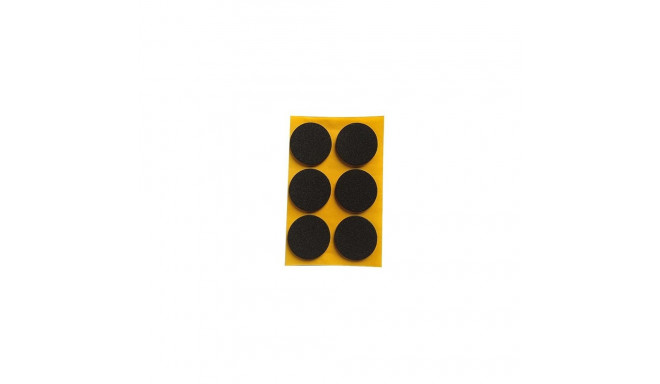 ADHESIVE PADS 2.5MM BLACK D 30MM 6