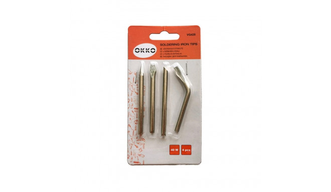 SOLDERING IRON TIPS 4PCS SET.40W