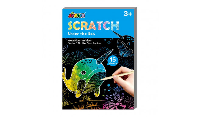 AVENIR Mini Scratch Book Under the Sea