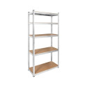 Rebel RB-1250 Metal Storage Rack Cabinet Shelves 175kg x5 180x90x40cm Galvanized Folding MDF