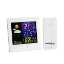 Wireless Weather Station Outside Sensor Alarm Colorful Display Green Blue GB521W