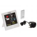 Wireless Weather Station Outside Sensor Alarm Colorful Display Green Blue GB521W
