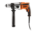 BLACK+DECKER HAMMER DRILL 910W 2-SPEED CASE KR911K