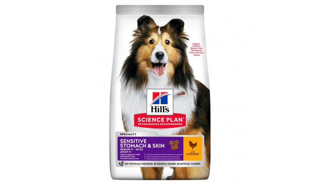 HILL'S Science Plan Canine Adult Sensitive Stomach & Skin Medium Breed Chicken - dry dog food - 2,5 