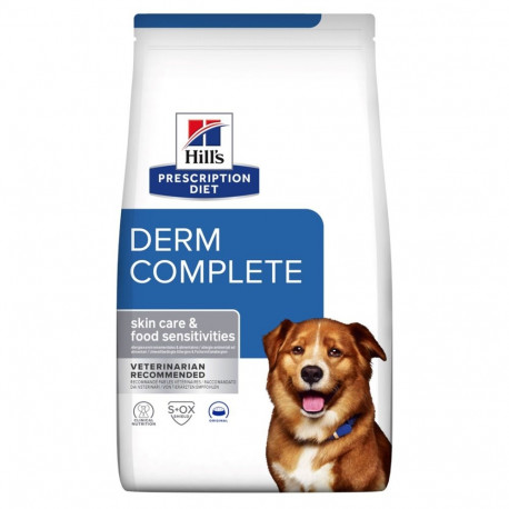 HILL'S Prescription Diet Derm Complete koerakuivtoit 12 kg