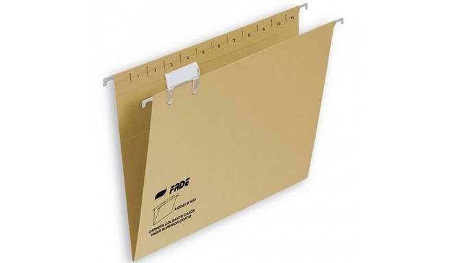 Suspension files FADE KIO Name label Viewer Transparent Brown A4 (50 Units)