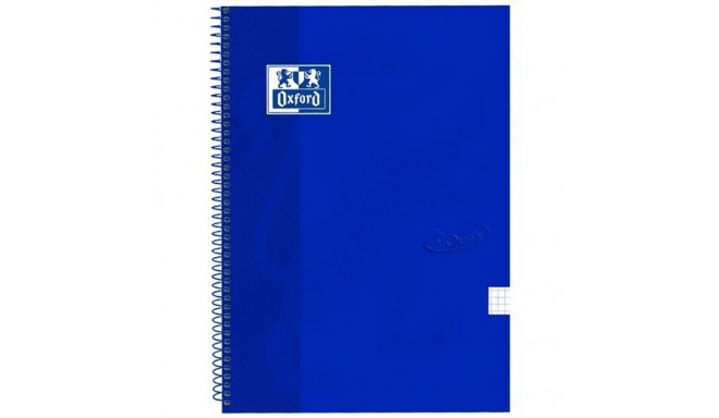 Notebook Oxford Denim Touch Blue Din A4 80 Sheets (5 Pieces)