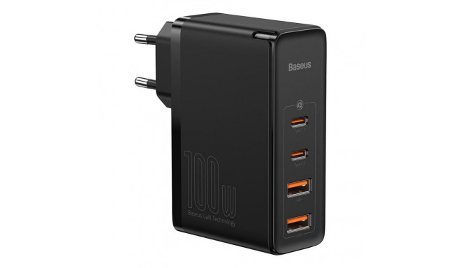 Baseus MOBILE CHARGER WALL 2C+2U 100W/BLACK CCGAN2P-L01