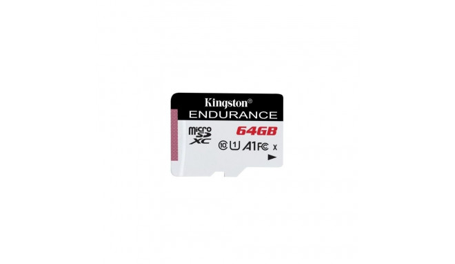 Kingston Endurance UHS-I U1 64 GB, micro SDXC, Flash memory class 10