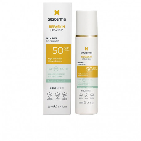 Sesderma päikesekaitsevahend Repaskin Urban 365 rasusele nahale SPF50 50ml