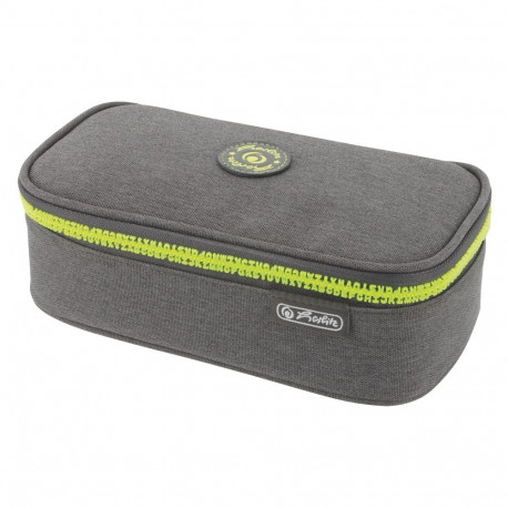 Herlitz pinal, kaanega - Beat Box, hall/kollane